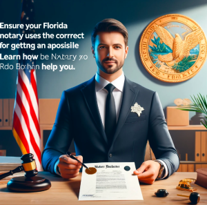 Ensure your Florida notary uses the correct notary statement for getting an apostille. Learn how A Notary On The Go Florida can help you