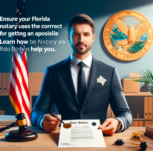 Be Sure Your Florida Notary Uses the Correct Notary Statement for Getting an Apostille