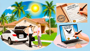 Discover reliable notary services in Florida with A Notary On The Go Florida. We offer mobile notary, apostille, and Remote Online Notarization (RON) services to meet all your notarization needs.