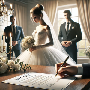 The Wedding Dress Debacle: Why Witness Signatures Matter