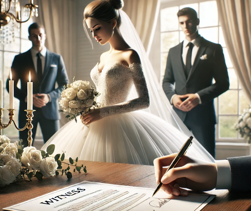 The Wedding Dress Debacle: Why Witness Signatures Matter